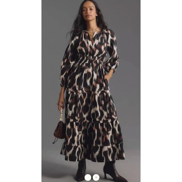 NWT Anthropologie Somerset Maxi Dress: Long-Sleeve Edition - XS - Picture 1 of 4